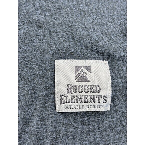 Rugged Elements Durable Utility Shirt Long Sleeve XXL Gray T Shirt Soft Comfort - Picture 3 of 7